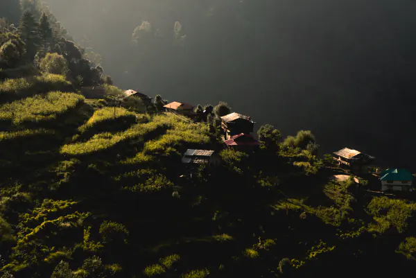 A hamlet on the terraces